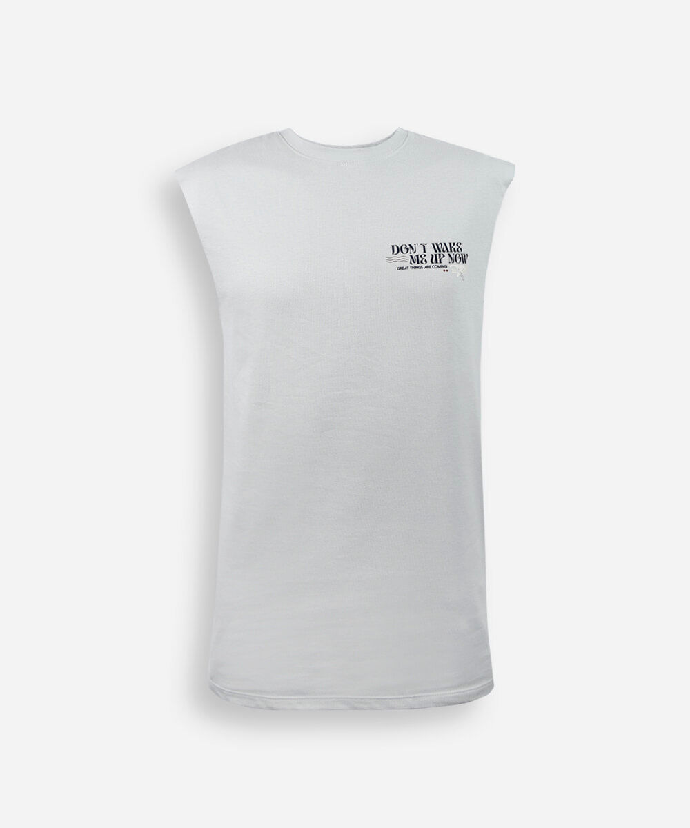 regata juvenil de moletom estampada verde