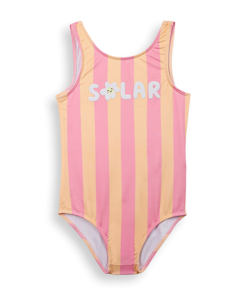 maiô infantil listrado solar colorido