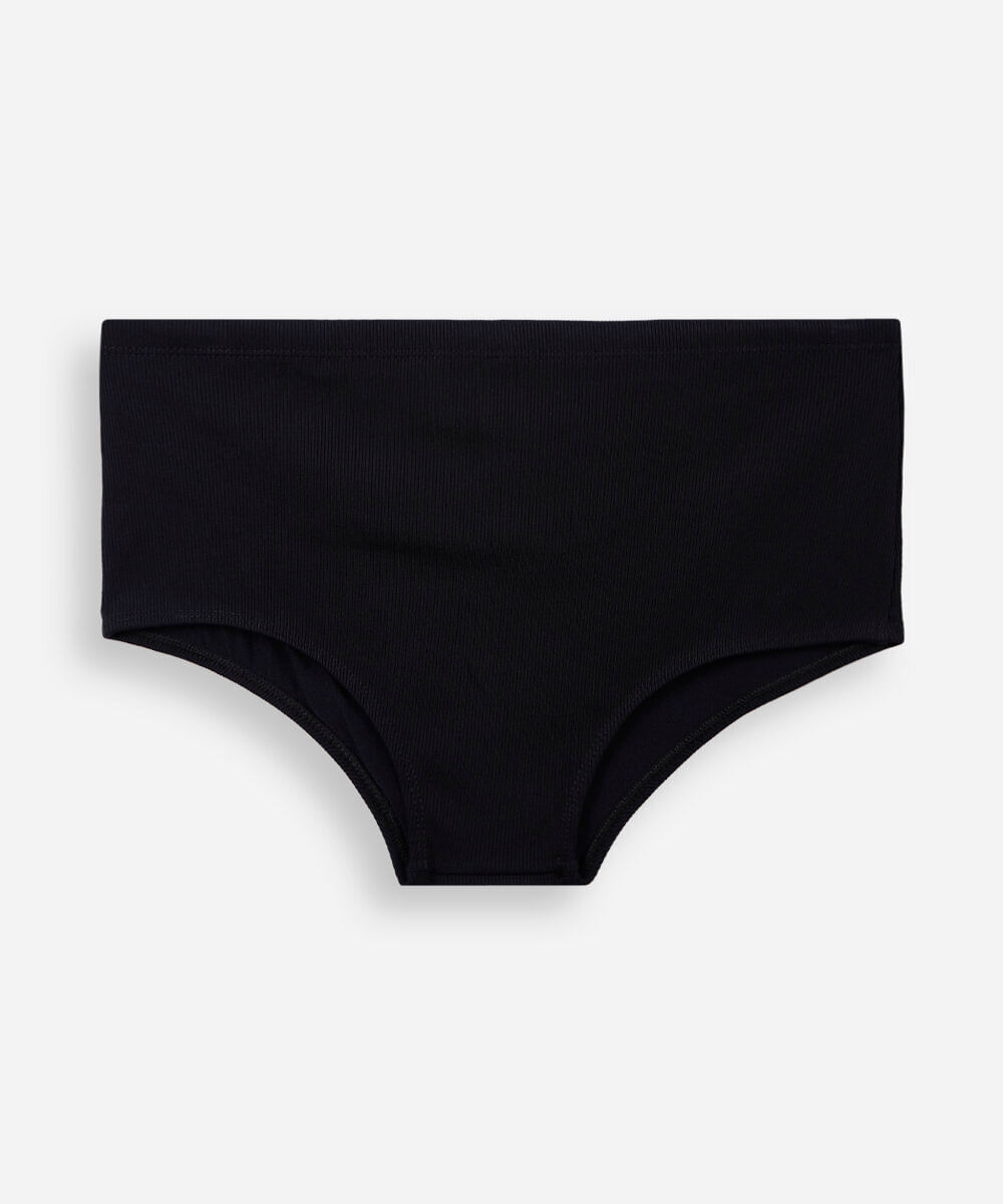 sunga masculina tradicional canelada preta