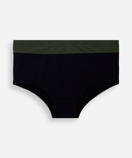 sunga masculina texturizada recorte preta M