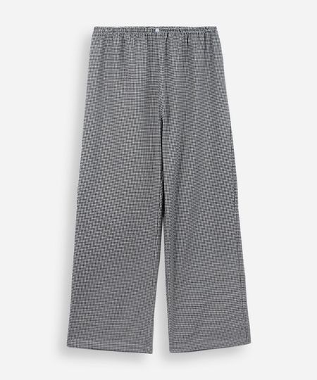 calça de pijama feminina com algodão avulsa xadrez preta PP calça de pijama feminina com algodão avulsa xadrez preta PP