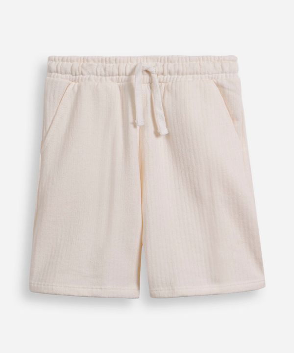 bermuda infantil em tricot off white 8