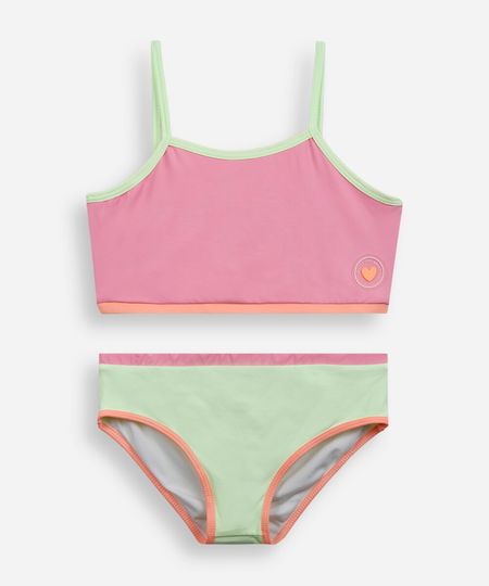 biquini infantil color block colorido 6 biquini infantil color block colorido 6