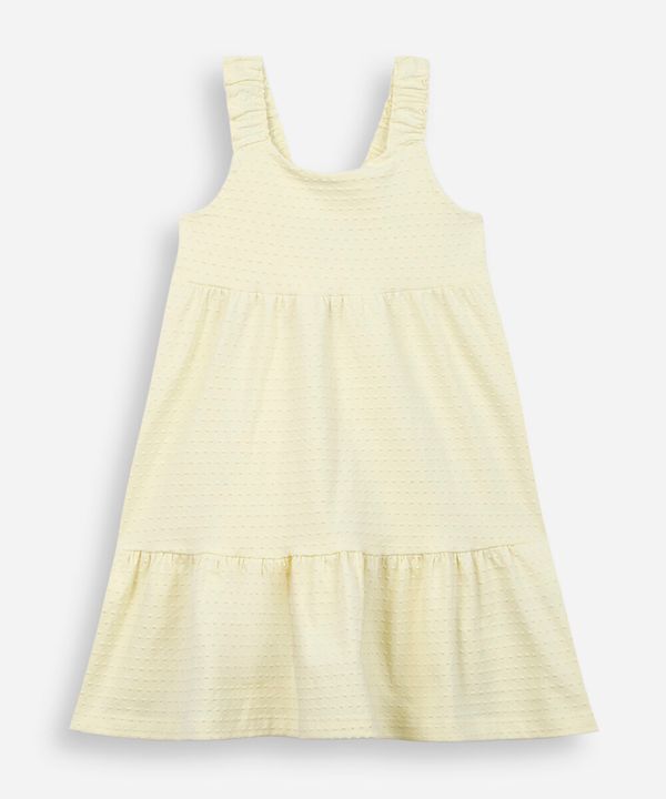 vestido infantil orabolas cavado amarelo 3
