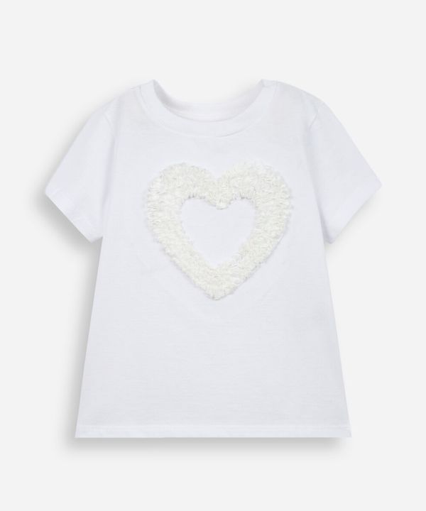 blusa infantil bordado coração off white 5
