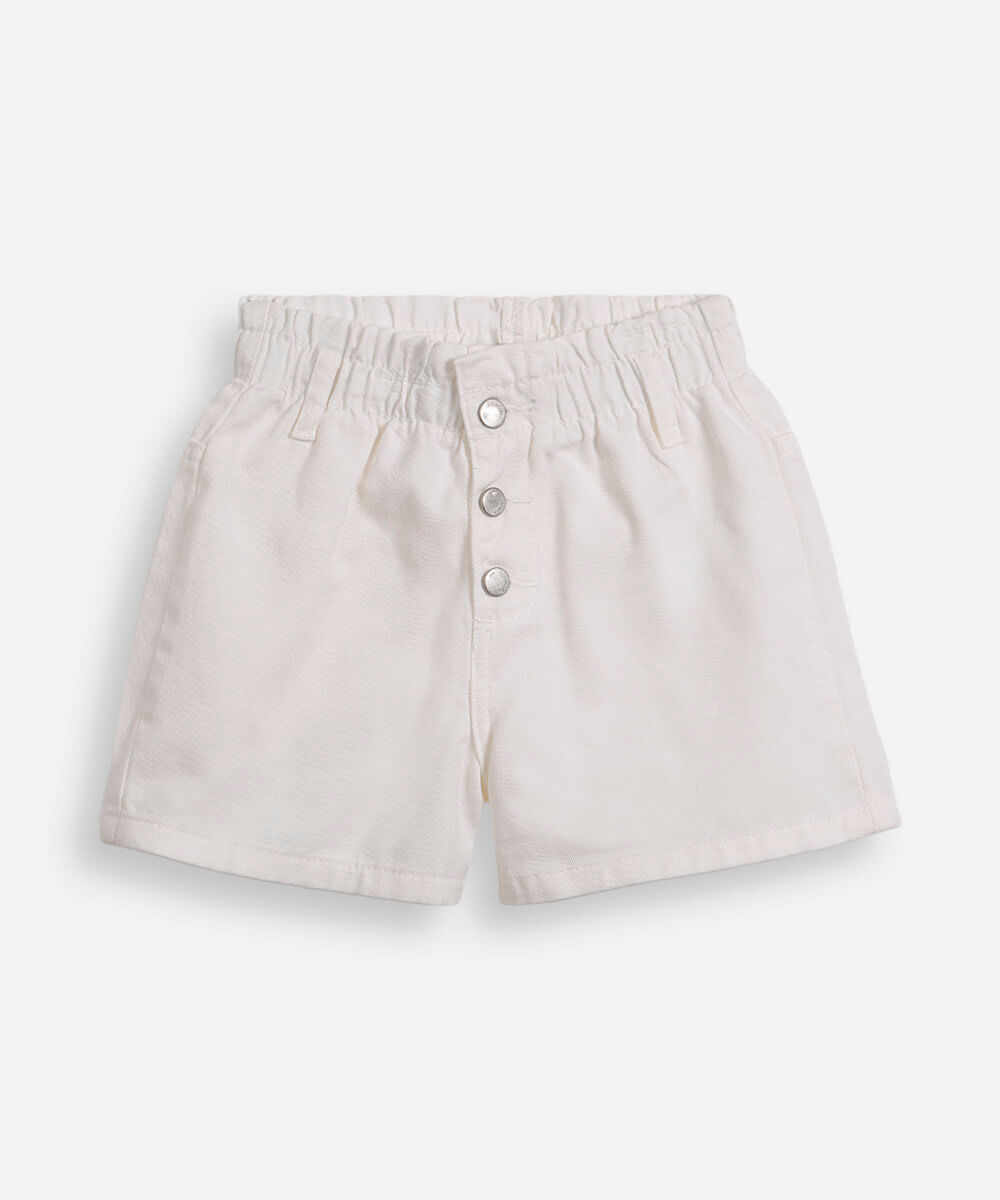 Vista 2 short infantil clochard C&A OFF White C&A OFF White
