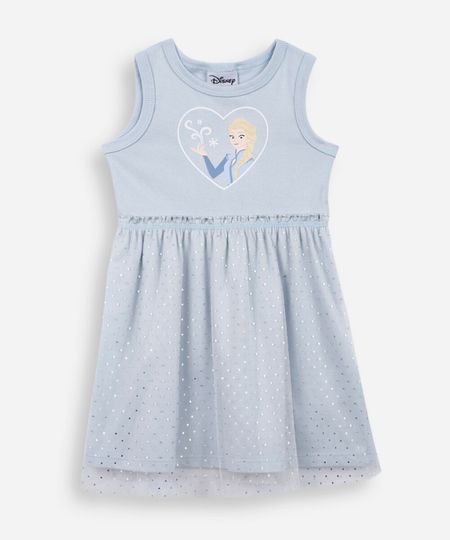 vestido infantil tule frozen azul 2 vestido infantil tule frozen azul 2
