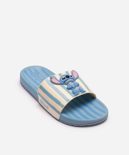 chinelo slide ipanema stitch listrado azul 26-27 chinelo slide ipanema stitch listrado azul 26-27