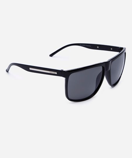 óculos de sol quadrado triton preto UNICO