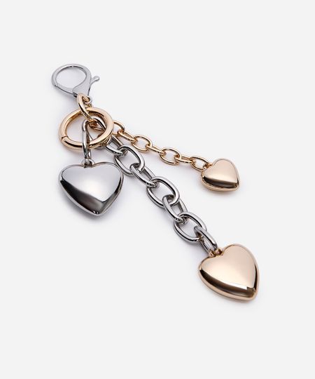 chaveiro bag charm corações colorido UNICO chaveiro bag charm corações colorido UNICO
