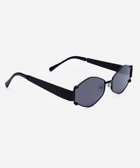 óculos de sol oval triton preto UNICO