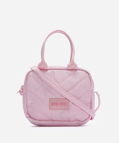 bolsa transversal infantil texturizada rosa UNICO