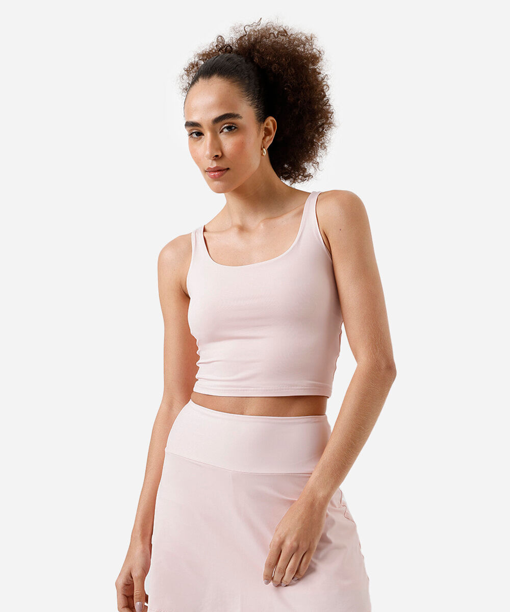 regata feminina esportiva ace rosa
