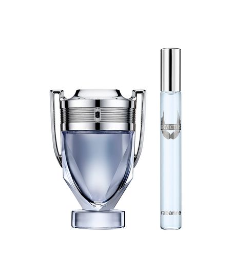 kit perfume masculino rabanne invictus eau de toilette 10ml e 50ml UNICO kit perfume masculino rabanne invictus eau de toilette 10ml e 50ml UNICO