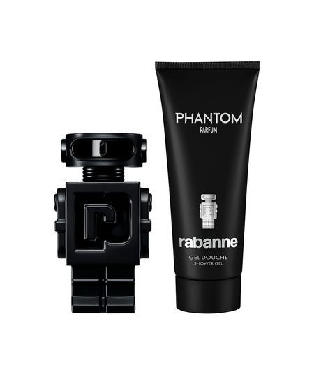 kit perfume masculino rabanne phantom parfum 50ml e gel de banho gel douche 100ml UNICO
