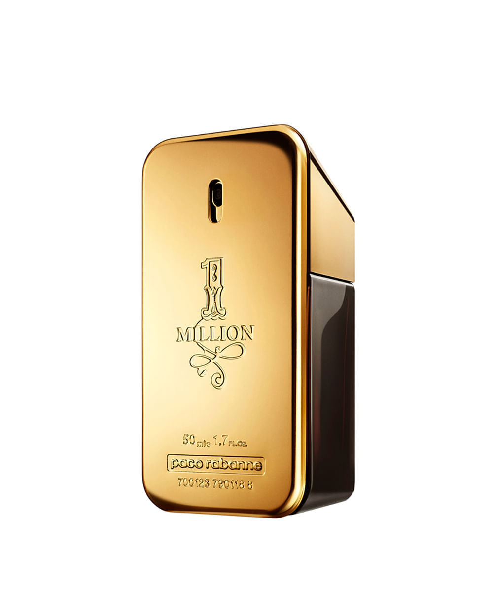 perfume paco rabanne 1 million masculino eau de toilette 50ml Único perfume paco rabanne 1 million masculino eau de toilette 50ml Único