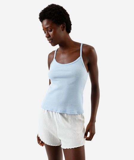 short de pijama feminino avulso com barra frufru off white M short de pijama feminino avulso com barra frufru off white M