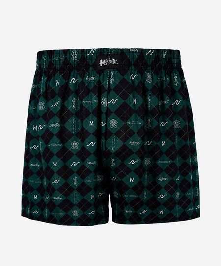 cueca samba canção masculina harry potter sonserina verde G