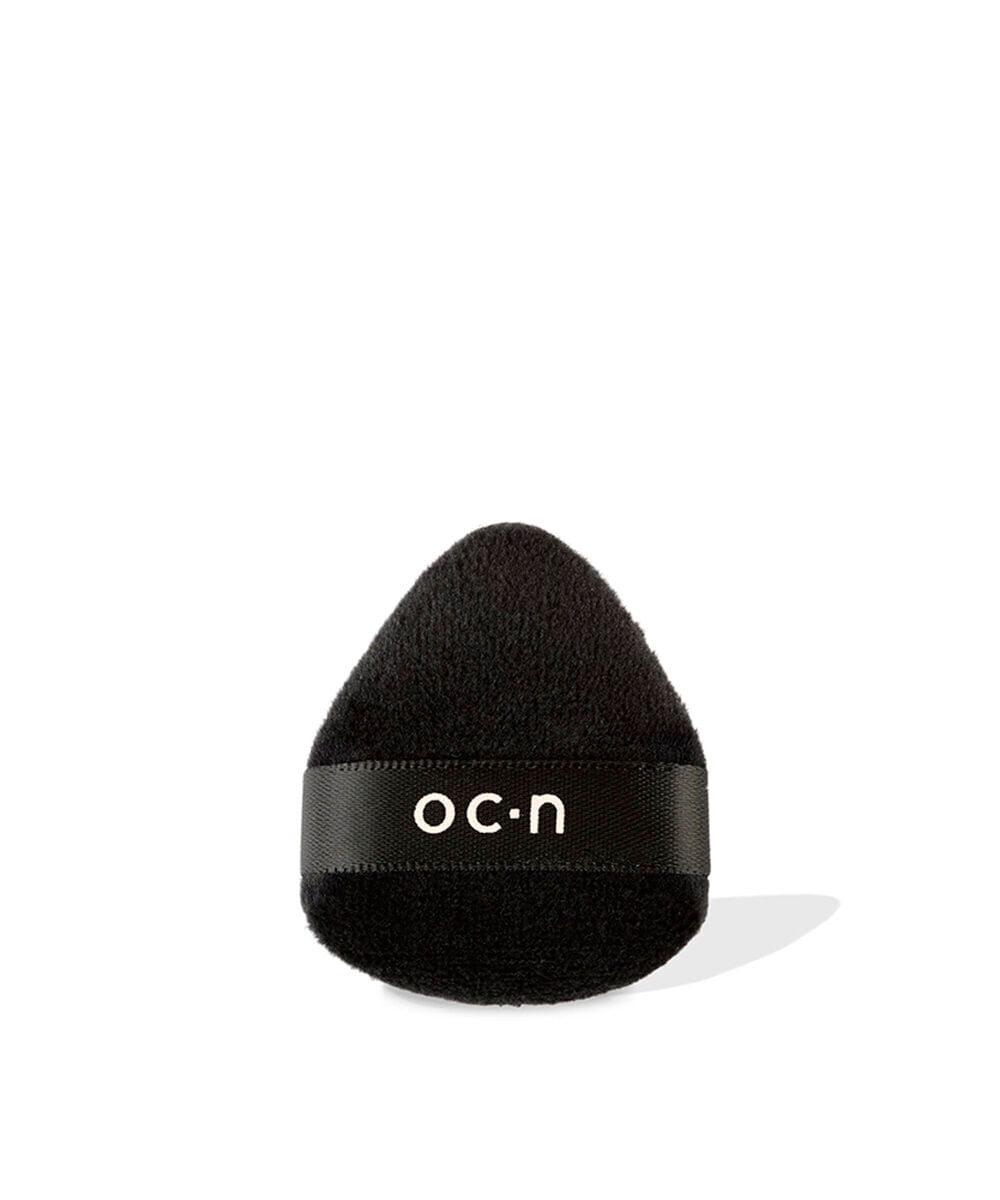 mini esponja océane para acabamento powder puff preta