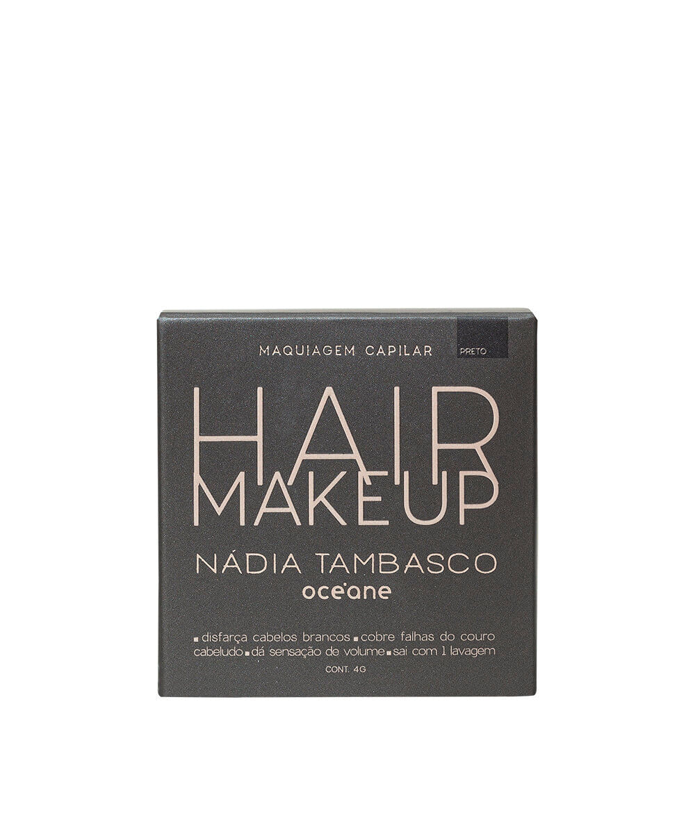maquiagem capilar océane by nádia tambasco hair makeup preto
