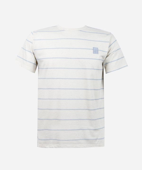 camiseta juvenil com linho listrada off white 12