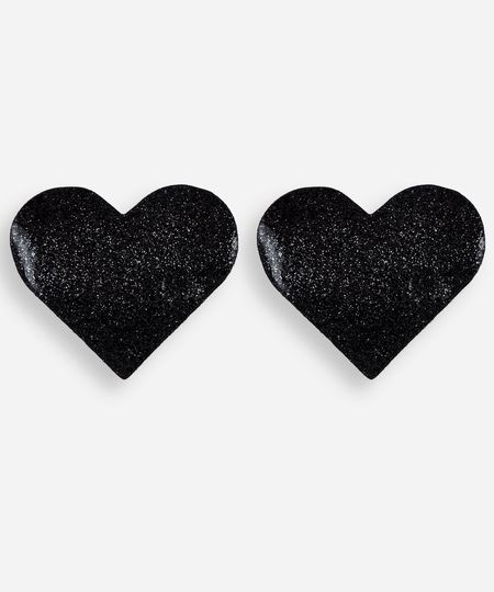 sutiã adesivo invision lov lavável coração preto UNICO