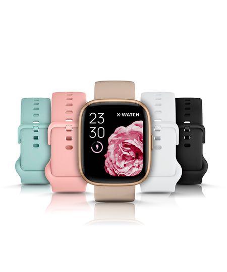 kit relógio unissex smartwatch xswuqpi011a pxrx bege UNICO kit relógio unissex smartwatch xswuqpi011a pxrx bege UNICO