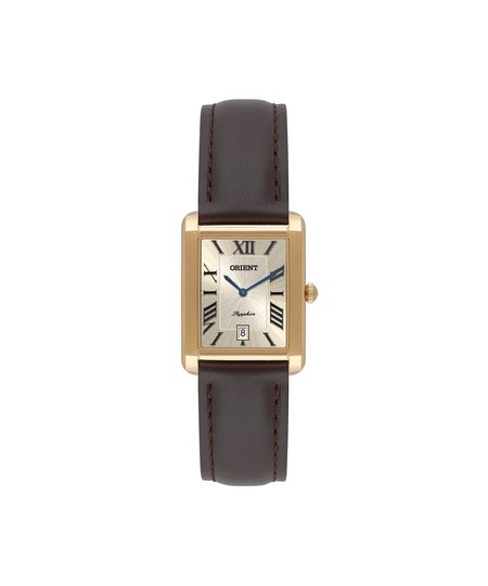 relógio feminino orient analógico calendário lgsc1006 c3nx dourado UNICO relógio feminino orient analógico calendário lgsc1006 c3nx dourado UNICO