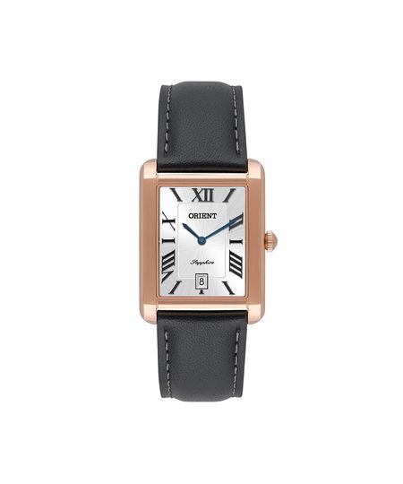 relógio masculino orient analógico calendário grsc1003 b3px preto UNICO