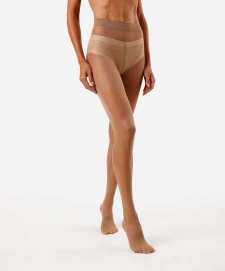 meia calça feminina lupo fio 20 opaca bege P meia calça feminina lupo fio 20 opaca bege P
