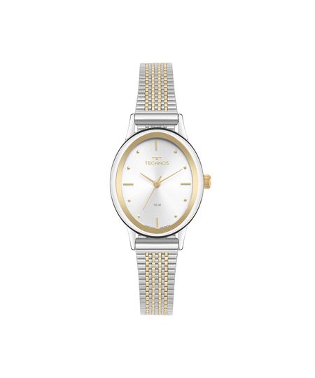 relógio feminino technos analógico 2035mze 1k prateado UNICO