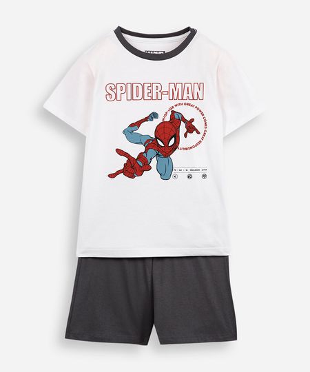 pijama infantil homem aranha off white 8 pijama infantil homem aranha off white 8