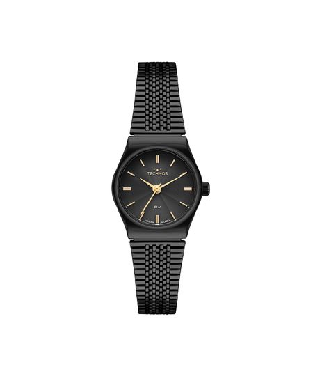 relógio feminino technos analógico 2035ndg 1p preto UNICO relógio feminino technos analógico 2035ndg 1p preto UNICO