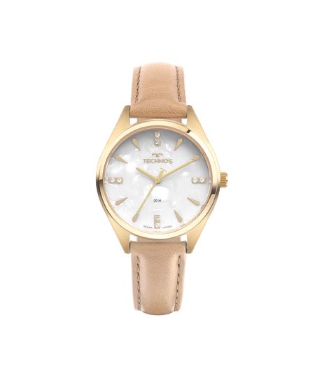 relógio feminino technos analógico 2036msb 0b dourado UNICO