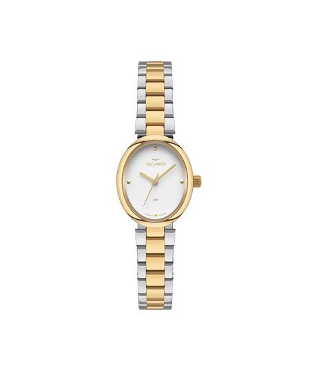 relógio feminino technos analógico 2035nee 1k prateado UNICO