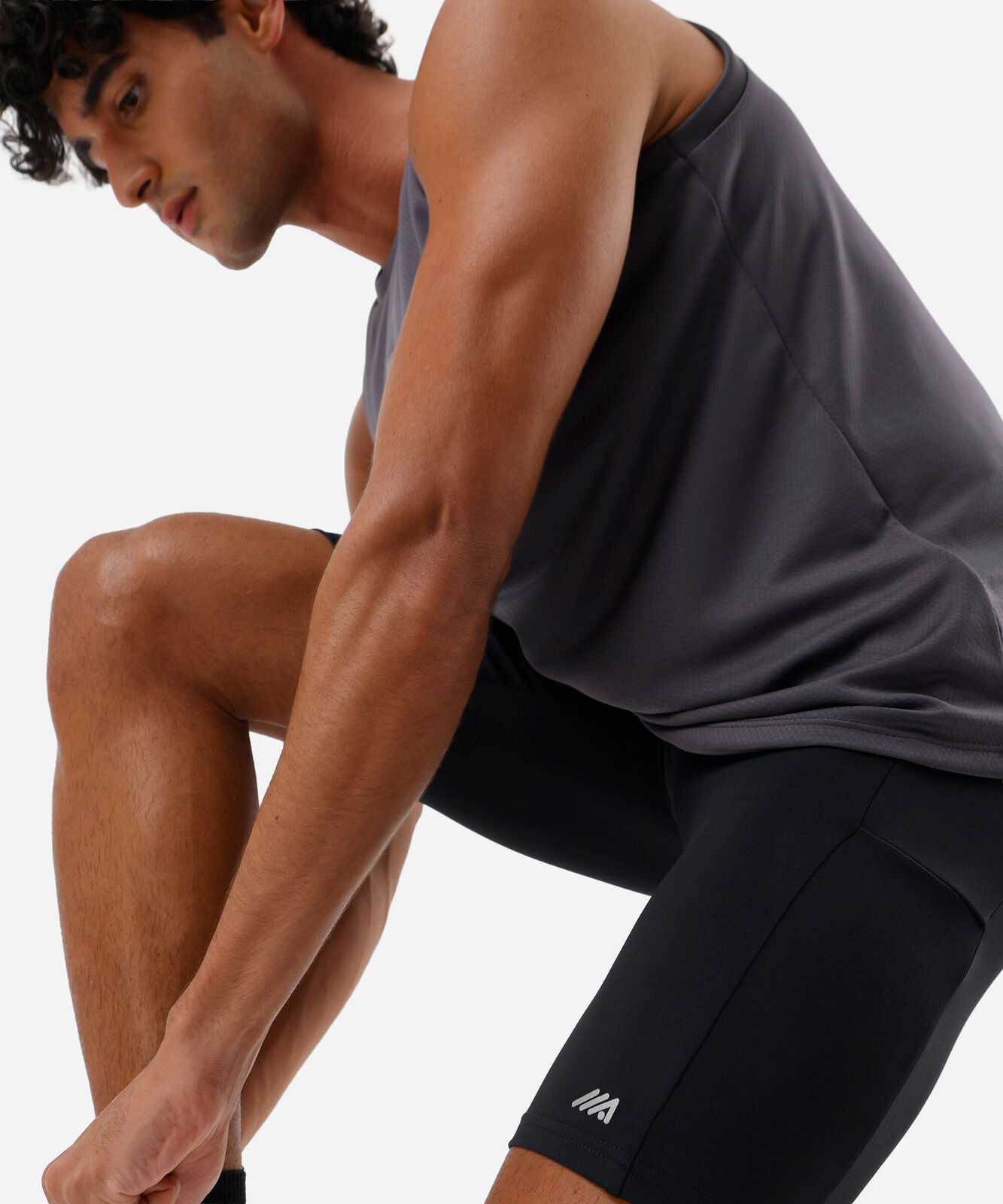 bermuda masculina esportiva ace com bolsos preta