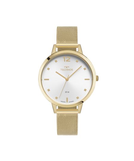 relógio feminino technos analógico 2035nbf 1k dourado UNICO relógio feminino technos analógico 2035nbf 1k dourado UNICO