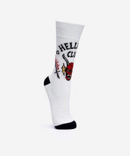 meia cano alto stranger things colorido 37-40 meia cano alto stranger things colorido 37-40