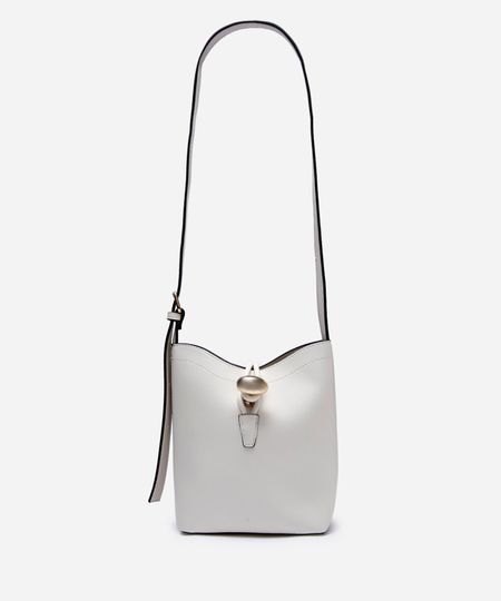 bolsa bucket off white UNICO bolsa bucket off white UNICO
