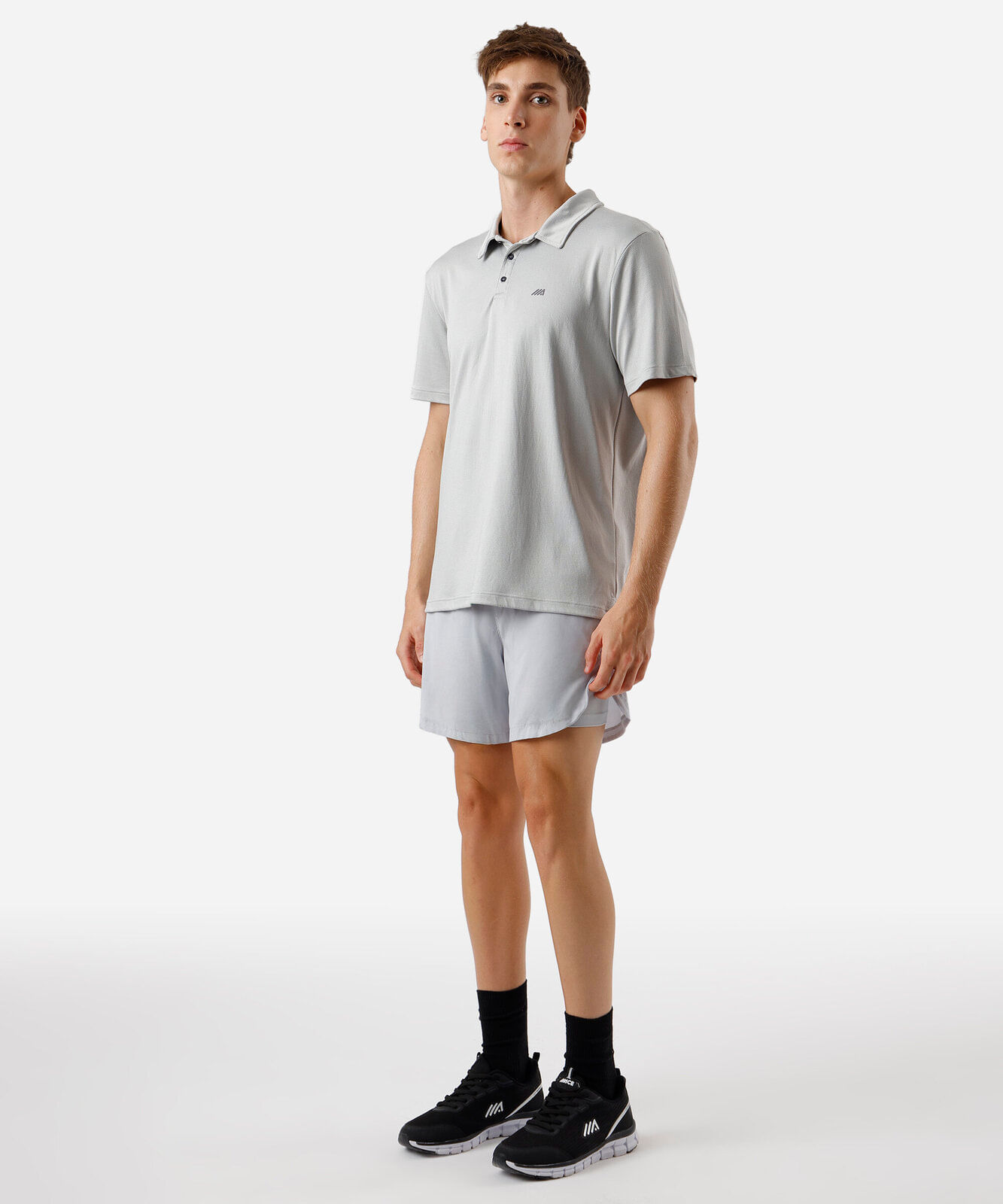 shorts masculino esportivo ace cinza