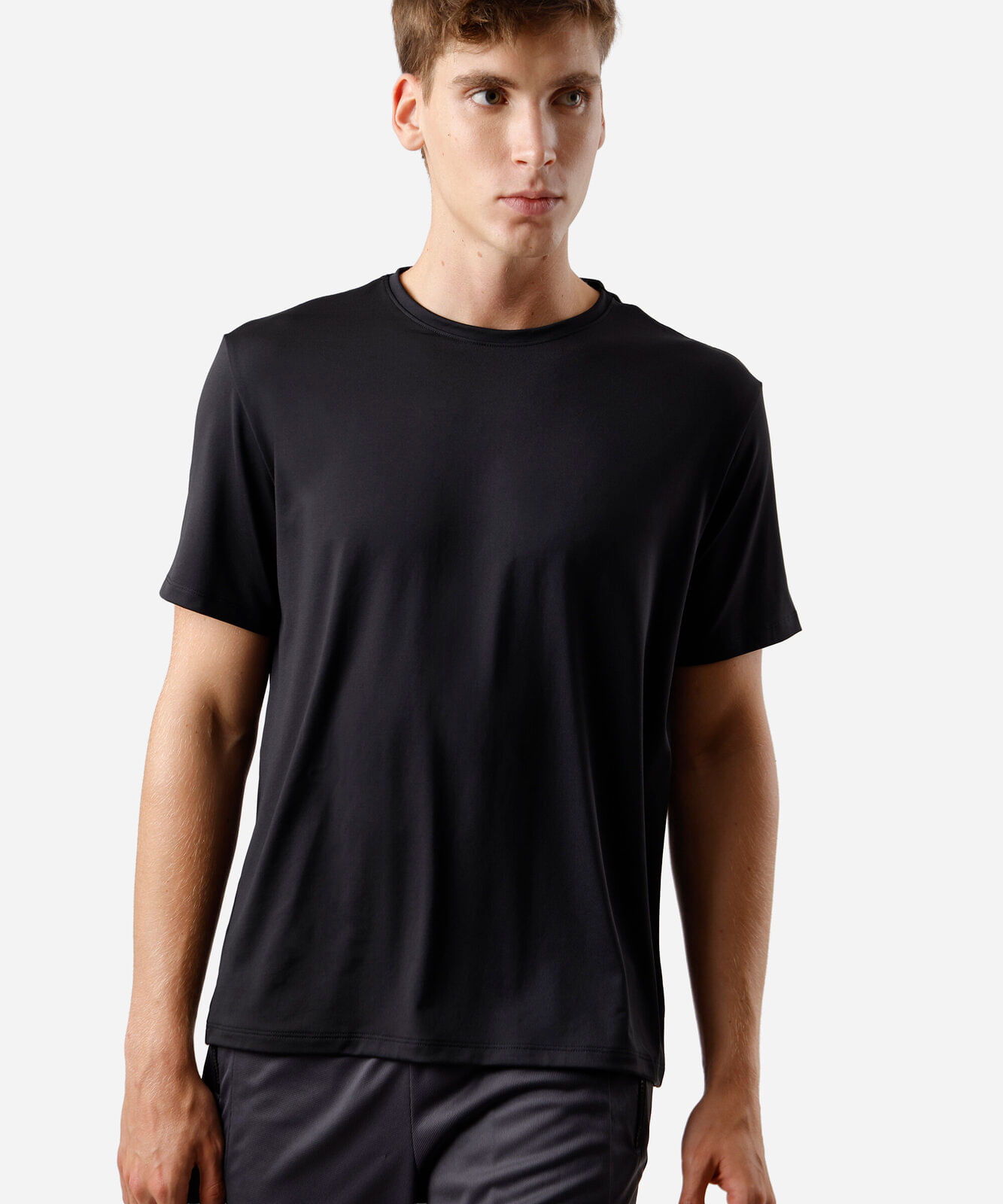 camiseta masculina esportiva ace manga curta preta