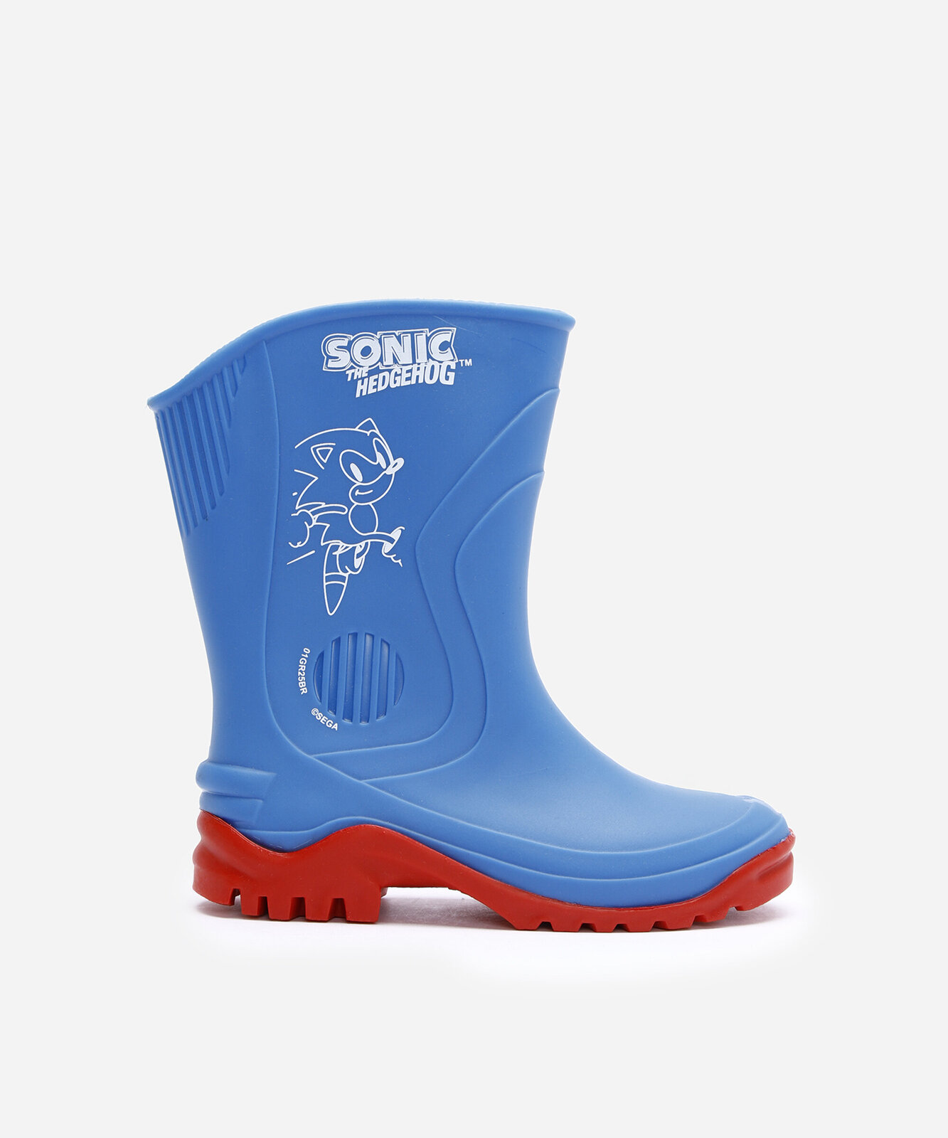 galocha infantil sonic grendene azul