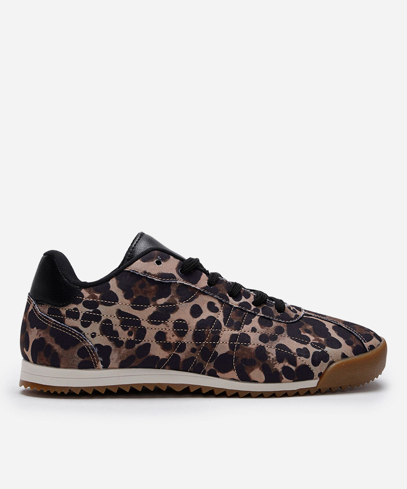 tênis feminino oncinha jogging ace bege