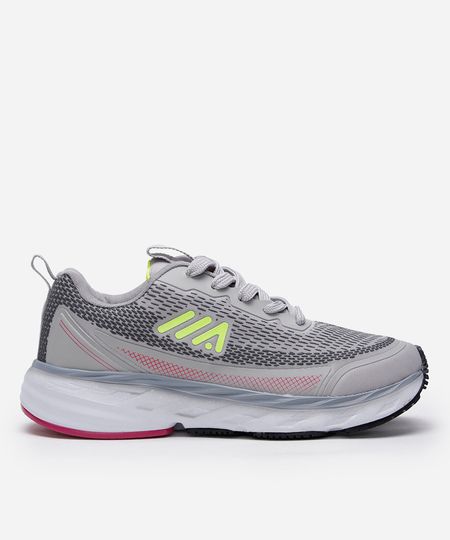 tênis esportivo feminino sola degradê ace cinza 37