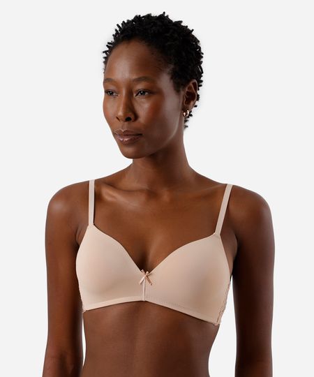 sutiã triângulo feminino com renda bege 48 sutiã triângulo feminino com renda bege 48