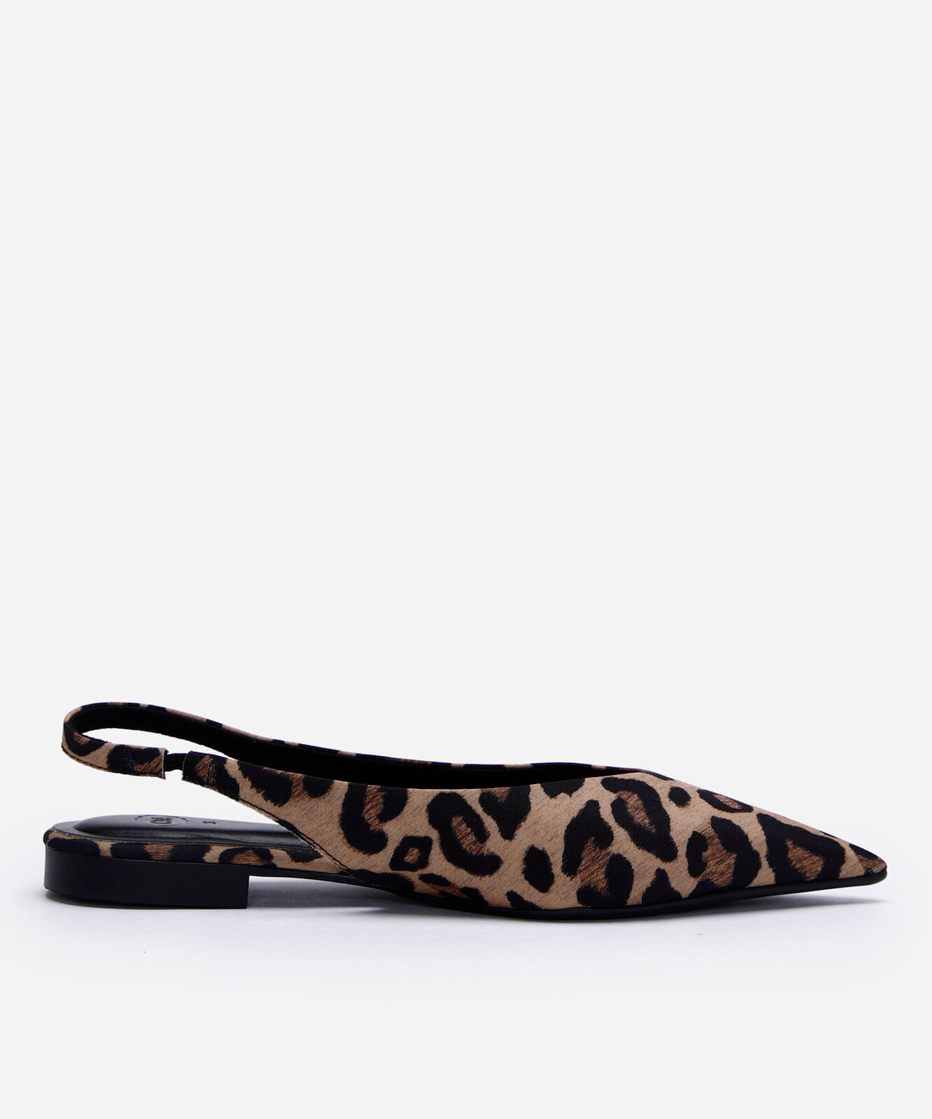 sapatilha bico fino animal print colorida