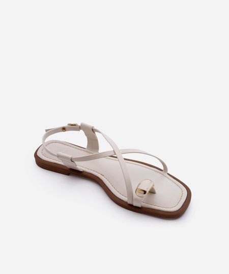 rasteirinha com aviamento oneself off white 36 rasteirinha com aviamento oneself off white 36