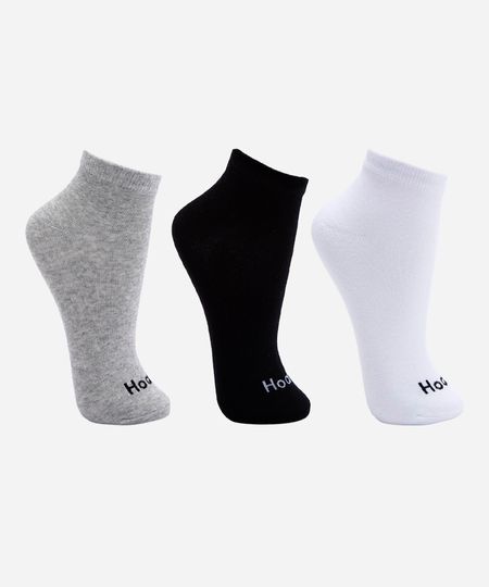 kit de 3 meias cano médio colorido 33-38 kit de 3 meias cano médio colorido 33-38