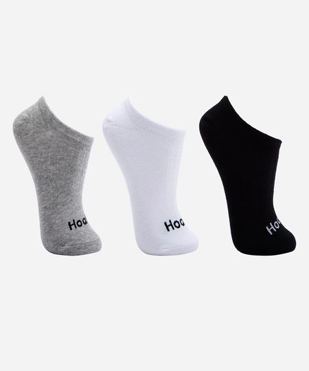 kit de 3 meias cano baixo colorido 33-38 kit de 3 meias cano baixo colorido 33-38