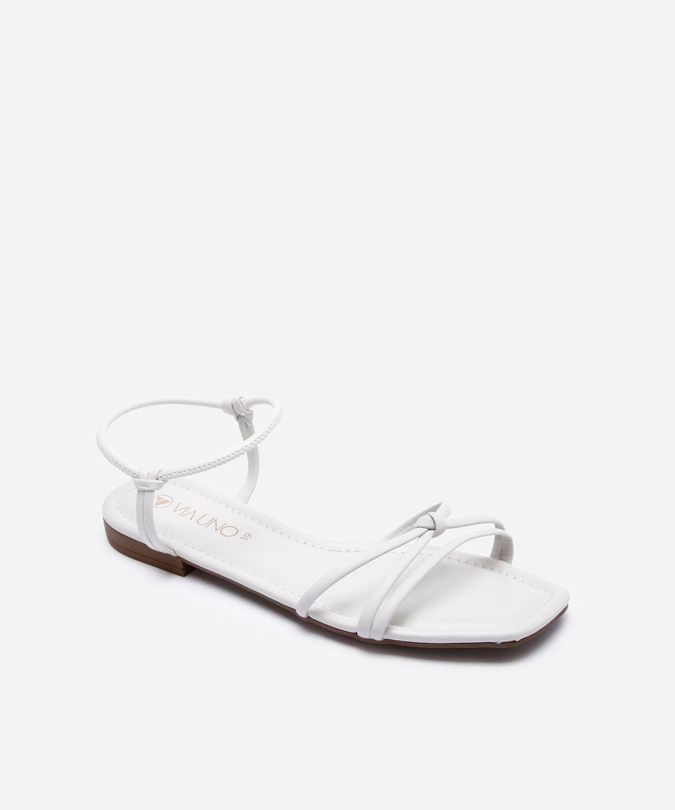rasteirinha via uno calce fácil off white